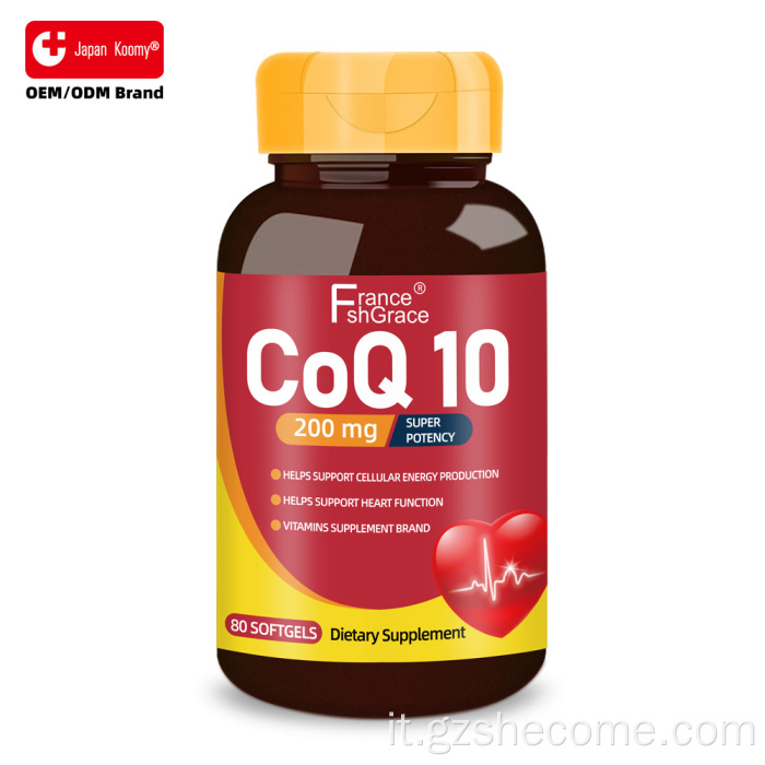 Le capsule molli Shecome Coq10 supportano la salute del cuore